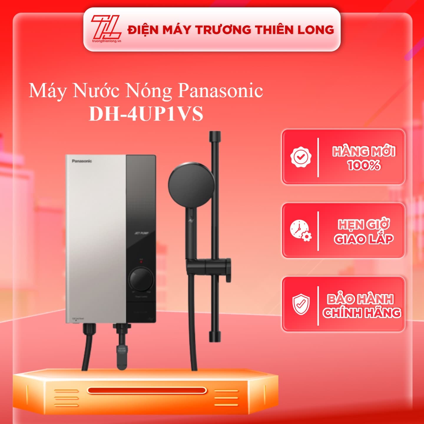 Máy nước nóng trực tiếp Panasonic DH-4UP1VS - Hàng chính hãng - Chỉ giao HCM