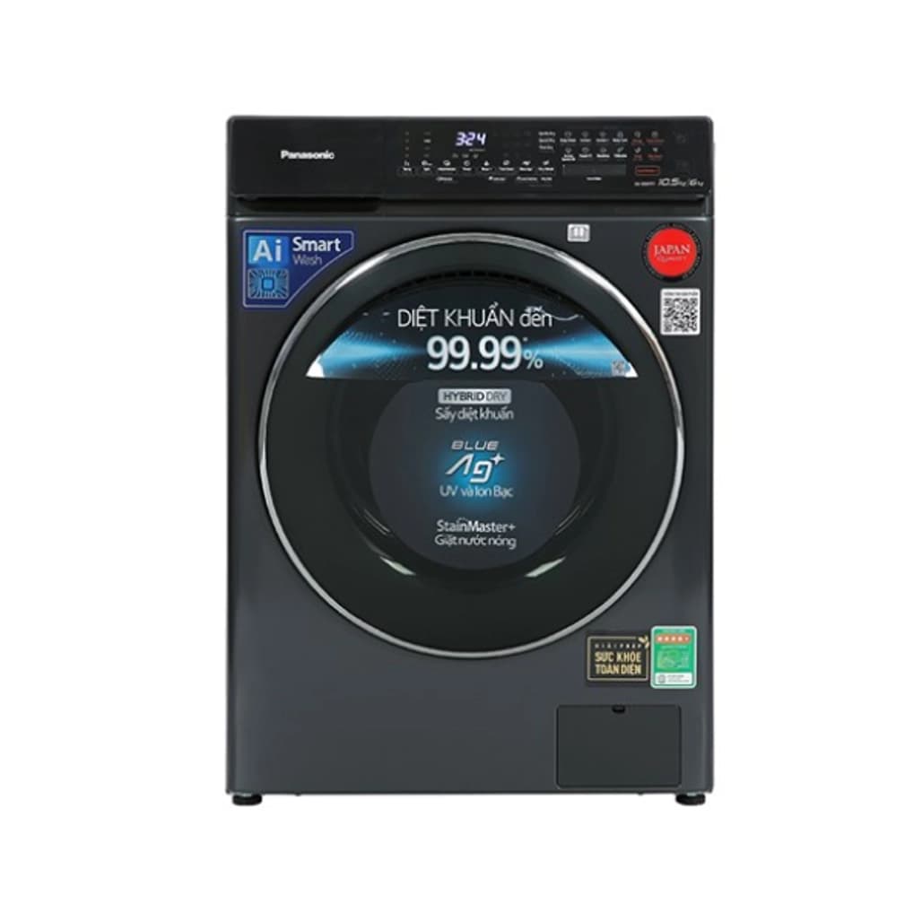 Máy giặt sấy Panasonic giặt 10.5kg - sấy 6kg 2022 (NA-S056FR1BV)