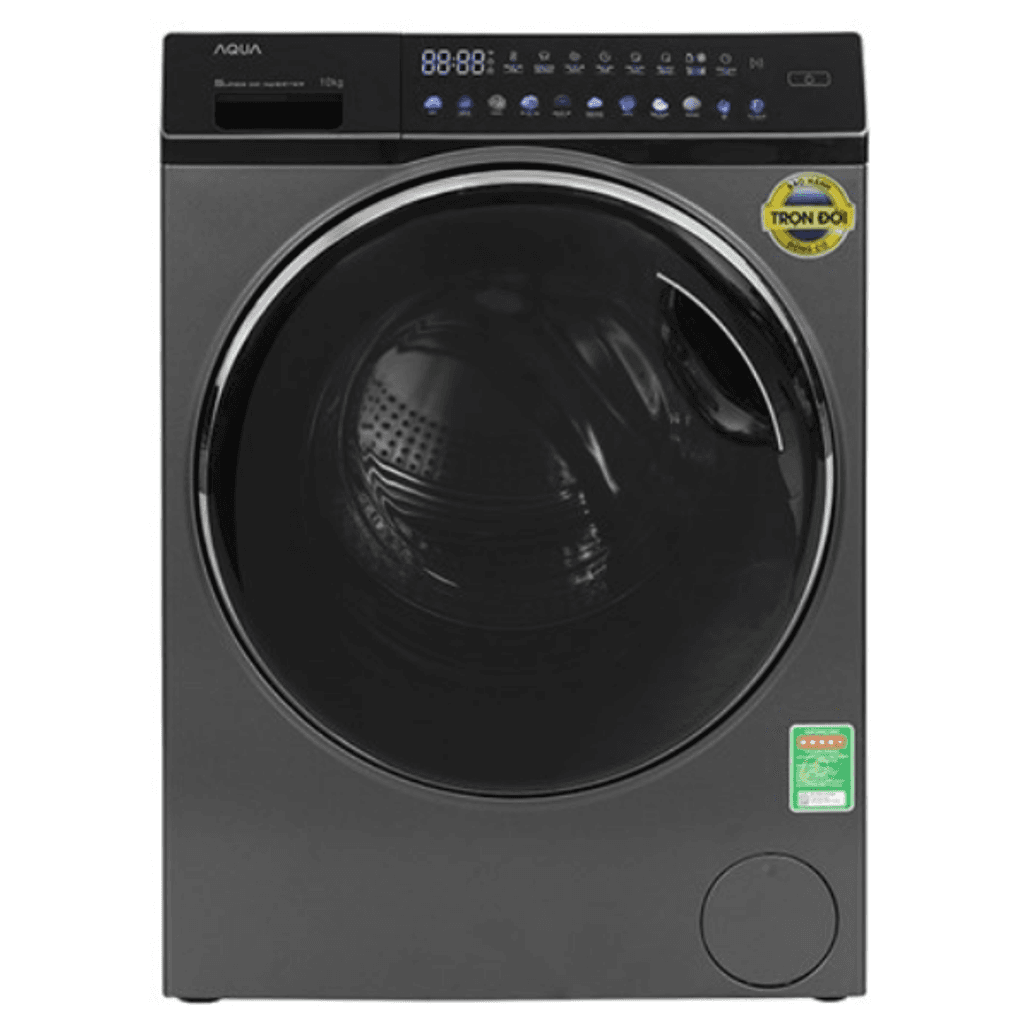 Máy giặt Aqua cửa ngang 10kg 2023 (AQD-DDW1000J.BK)