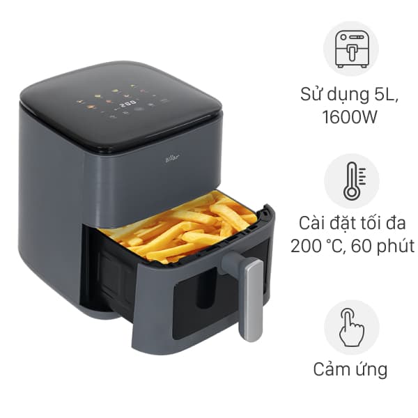 Nồi chiên không dầu Bear 6 lít AF-4H16K